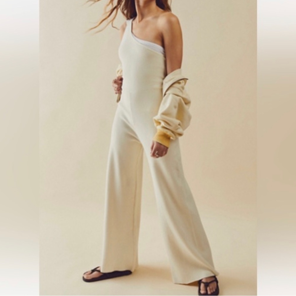 Free People Waverly Sweater One-Piece Jumpsuit